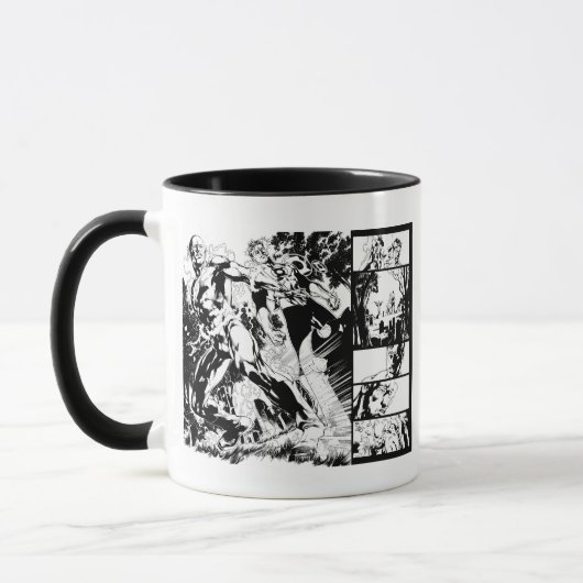 Flash- und Green Lantern-Panel 2 Tasse (Links)