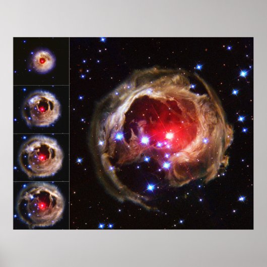 Flash von Red Variable Star V838 Monocerotis Poster (Vorne)
