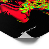 Flashback Modern Abstrakt Art Poster (Ecke)