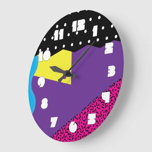 Flashback to the 80s große wanduhr (Winkel)