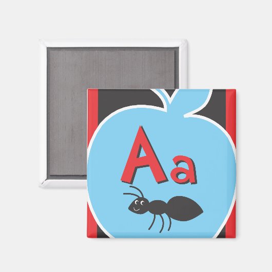 FlashCardA Magnet (Vorderseite/Rückseite)