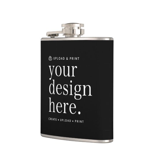 Flashe dein Design Upload 6oz Flachmann (Links)