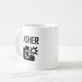Flasher Funny Mug Kaffeetasse (Vorderseite Links)