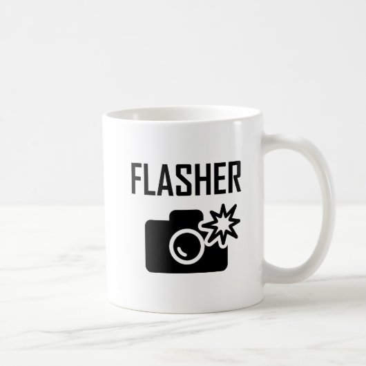Flasher Funny Mug Kaffeetasse (Rechts)