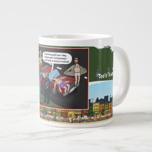 Flasher-Verstoß Wortwitz Humor Jumbo-Tasse