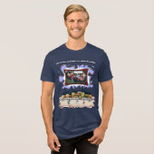 Flasher-Verstoß | Wortwitz Humor Tri-Blend Shirt (Vorderseite voll)