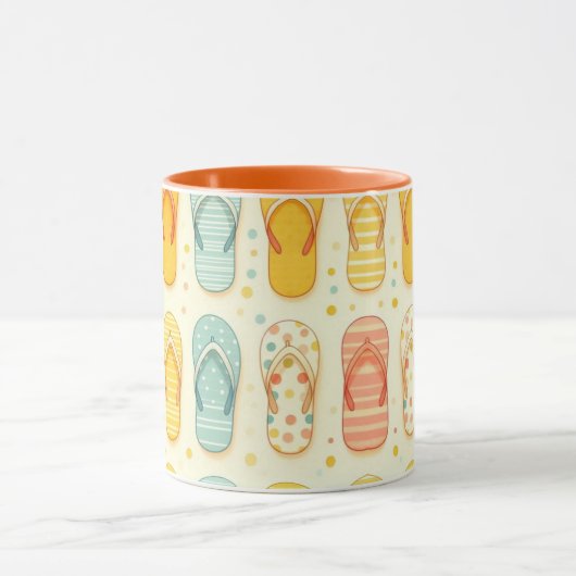 Flashfähige Flip-Flops Tasse (Zentrum)