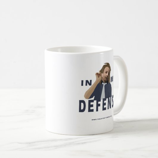 Flashman - in meiner Verteidigung… Kaffeetasse (VorderseiteRechts)