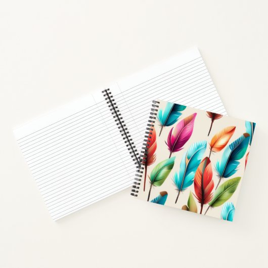 Flashy Feathers Notizblock (Innenseite)