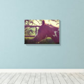 Flashy Grunge Leinwanddruck (Insitu (Holzboden))