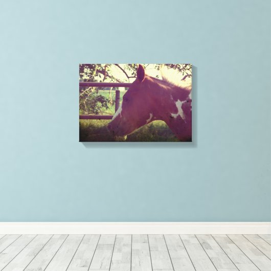 Flashy Grunge Leinwanddruck (Insitu (Holzboden))