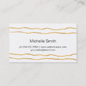 Flashy Lines Visitenkarte (Rückseite)