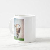 Flashy Paint Horse Mare Kaffeetasse (Vorderseite Links)