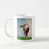 Flashy Paint Horse Mare Kaffeetasse (Links)