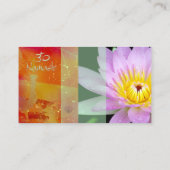 Flashy + trendy Visitenkarten ganzheitliche Heiler Visitenkarte (Rückseite)