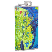 Flask Abstract-Design Flachmann (Rechts)
