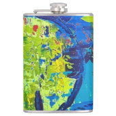 Flask Abstract-Design Flachmann (Vorderseite)