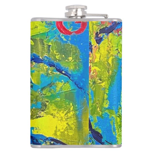Flask Abstract-Design Flachmann (Rückseite)