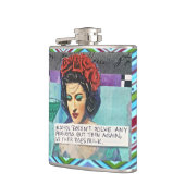 FLASK-ALCOHOL LÖST KEINE PROBLEME FLACHMANN (Links)