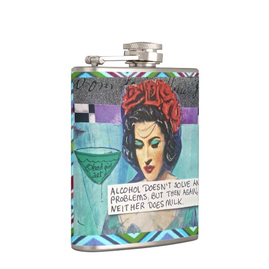 FLASK-ALCOHOL LÖST KEINE PROBLEME FLACHMANN (Rechts)