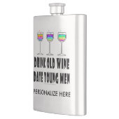 FLASK - ALTER WEIN GETRÄNKEN, JUNGE MÄNNER FLACHMANN (Links)