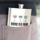 FLASK - ALTER WEIN GETRÄNKEN, JUNGE MÄNNER FLACHMANN (Beispiel)