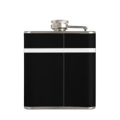 Flask Bachelorette Geschenk Schwarze Hochzeit Pers Flachmann (Rückseite)