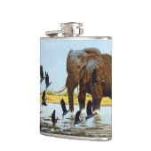 Flask Elephant und Enten Flachmann (Links)