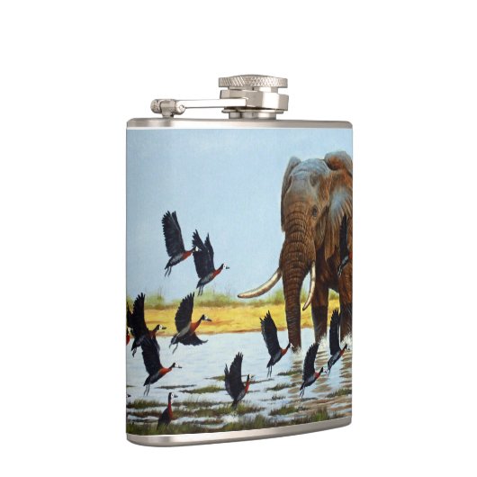 Flask Elephant und Enten Flachmann (Rechts)