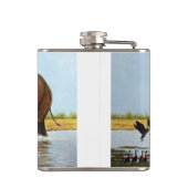 Flask Elephant und Enten Flachmann (Rückseite)
