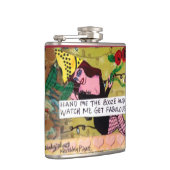 FLASK-HAND ICH DIE SCHNÄPSE UND PASSEN MICH AUF FLACHMANN (Rechts)