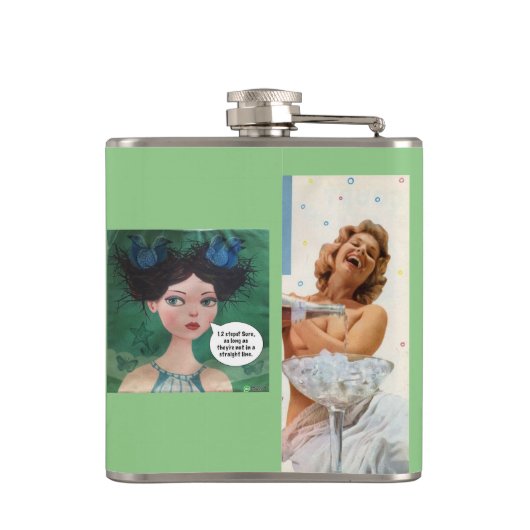 Flask-I kann sich keinen Urlaub leisten, also werd Flachmann (Rückseite)