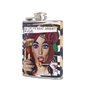 FLASK-I morgens GERADE DIE RECHTE MENGE DES Flachmann (Links)