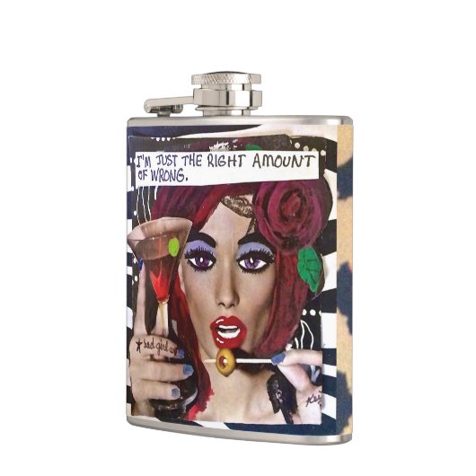 FLASK-I morgens GERADE DIE RECHTE MENGE DES Flachmann (Links)