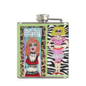 FLASK-I morgens GUT BEWUSST fehle mich ich NICHT Flachmann (Rückseite)