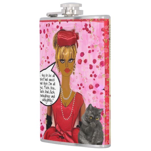 FLASK-I versuchen, alle nett und süß zu sein, aber Flachmann (Links)