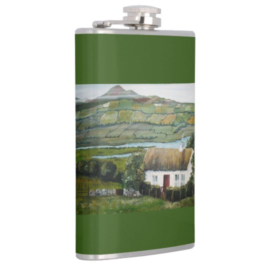 Flask Irish Ireland Celtic Flask Flachmann (Rechts)