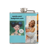 Flask - ja, ich könnte mich verbessern flachmann (Rückseite)