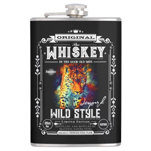FLASK_Leopard Flachmann (Vorderseite)
