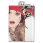 Flask Lg (Winter Red 2) RFPMDesign ©️ 2024 Flachmann (Rückseite)