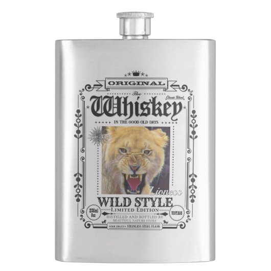 FLASK_Lioness Flachmann (Vorderseite)