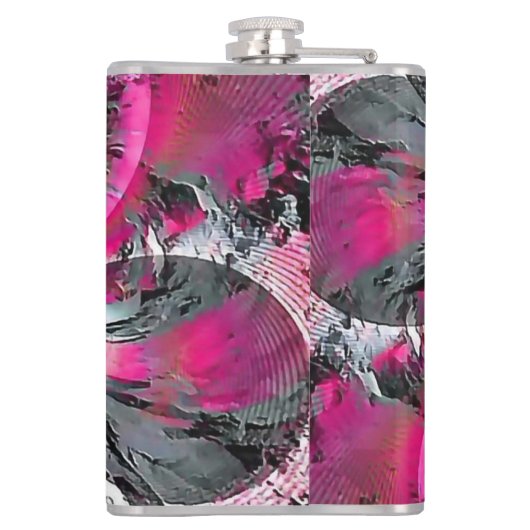 Flask mit gemischten Signalen Flachmann (Rückseite)