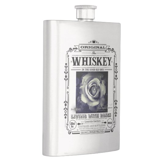 FLASK_Monochrome Rose Flachmann (Rechts)