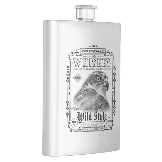 FLASK_Northern Goshawk Flachmann (Rechts)