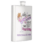 FLASK, OHNE STROMFLASCHE - ZU VIELE MARTINIS FLACHMANN (Rechts)