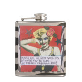 FLASK-PEOPLE FRAGEN, WAS SIE TUN WIRD, WENN SIE FLACHMANN (Vorderseite)