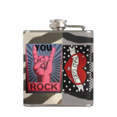 FLASK-PEOPLE FRAGEN, WAS SIE TUN WIRD, WENN SIE FLACHMANN (Rückseite)