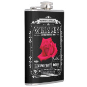 FLASK_Red Rose Flachmann (Rechts)