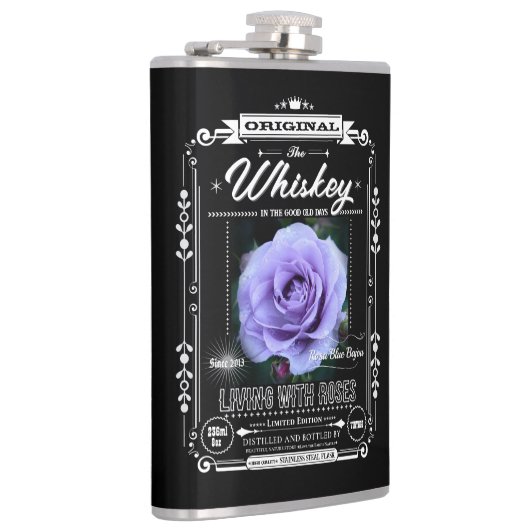 FLASK_Rosa Blue Bajou Flachmann (Rechts)
