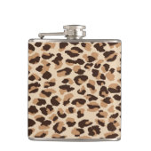 Flask Safari Leopard Print Flachmann (Vorderseite)